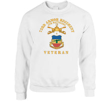 Load image into Gallery viewer, 4th Battalion 73rd Armor Regiment - Veteran W Dui Wo At War - Br Sweatshirt