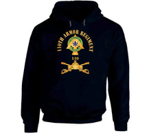 Load image into Gallery viewer, 110th Armor Regiment Unit Insignia Hoodie