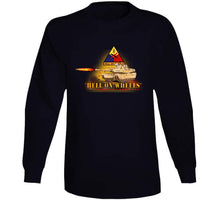 Load image into Gallery viewer, Army - 2nd Armored Division - M1a1 Tank - Hell On Wheels W Fire X 300 Classic T Shirt, Crewneck Sweatshirt, Hoodie, Long Sleeve