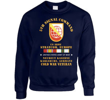 Load image into Gallery viewer, Army - 5th Signal Command - Ssi, Usa Stratcom, Eur, Karlsruhe, Germany W Cold Svc X 300 Classic T Shirt, Crewneck Sweatshirt, Hoodie, Long Sleeve