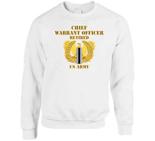 Load image into Gallery viewer, Army - Emblem - Warrant Officer 5 - Cw5 W Eagle - Us Army - Retired - Flat X 300 Classic T Shirt, Crewneck Sweatshirt, Hoodie, Long Sleeve