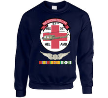 Load image into Gallery viewer, Army - 57th Medical Company - Original Dustoff - Aviator Badge - Vietnam W Vn Svc Classic T Shirt, Crewneck Sweatshirt, Hoodie, Long Sleeve