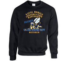 Load image into Gallery viewer, Navy - Seabee - Retired X 300 Classic T Shirt, Crewneck Sweatshirt, Hoodie, Long Sleeve