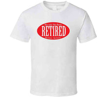 Load image into Gallery viewer, Retired - No Boss - No Job - Red - Black - White - Outline X 300 Classic T Shirt, Crewneck Sweatshirt, Hoodie, Long Sleeve