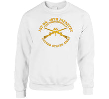Load image into Gallery viewer, Army - 1st Bn 46th Infantry Regt - The Professionals - Infantry Br Classic T Shirt, Crewneck Sweatshirt, Hoodie, Long Sleeve