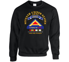 Load image into Gallery viewer, Army - 7th Unites States Army - 7 Steps To Hell W Germany Tab - Ss W Cold War Svc X 300 Classic T Shirt, Crewneck Sweatshirt, Hoodie, Long Sleeve