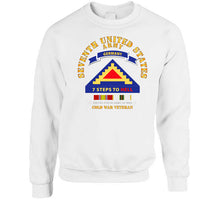 Load image into Gallery viewer, Army - 7th Unites States Army - 7 Steps To Hell W Germany Tab - Ss W Cold War Svc X 300 Classic T Shirt, Crewneck Sweatshirt, Hoodie, Long Sleeve