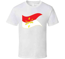 Load image into Gallery viewer, F Troop, 4th Cavalry Regiment - Guidon - Gold - Waving Classic T Shirt, Crewneck Sweatshirt, Hoodie, Long Sleeve