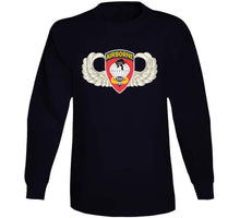 Load image into Gallery viewer, Army - Airborne Badge - 555th Parachute Infantry Bn - Ssi X 300 Classic T Shirt, Crewneck Sweatshirt, Hoodie, Long Sleeve