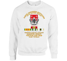 Load image into Gallery viewer, Army - 249th Engineer Bn - Karlsruhe, Germany W Vn And Cold Svc Classic T Shirt, Crewneck Sweatshirt, Hoodie, Long Sleeve