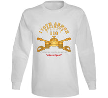 Load image into Gallery viewer, 110th Armor Regiment - Above Equal X 300 Classic T Shirt, Crewneck Sweatshirt, Hoodie, Long Sleeve