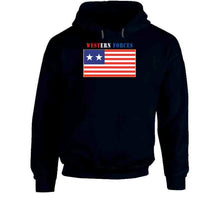 Load image into Gallery viewer, Flag - Western Forces - 2 Star Flag W Txt Hoodie