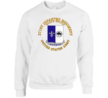 Load image into Gallery viewer, Army - 371st Infantry Regiment - Dui (v0) - Black Devils Classic T Shirt, Crewneck Sweatshirt, Hoodie, Long Sleeve