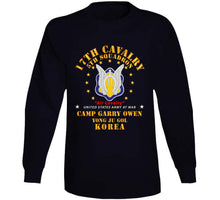 Load image into Gallery viewer, Army - 5th Squadron 17th Cavalry - Air Cav - Camp Gary Owen Korea Classic T Shirt, Crewneck Sweatshirt, Hoodie, Long Sleeve