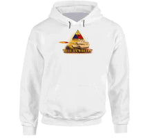 Load image into Gallery viewer, Army - 2nd Armored Division - M1a1 Tank - Hell On Wheels W Fire X 300 Classic T Shirt, Crewneck Sweatshirt, Hoodie, Long Sleeve