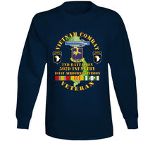 Load image into Gallery viewer, Army - Vietnam Combat Vet - 2nd Bn 502nd Infantry - 101st Airborne Div Ssi Classic T Shirt, Crewneck Sweatshirt, Hoodie, Long Sleeve