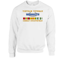 Load image into Gallery viewer, Army - Vietnam Veteran - Cbt Infantryman W Cib Vn Svc Classic T Shirt, Crewneck Sweatshirt, Hoodie, Long Sleeve