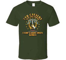 Load image into Gallery viewer, Army - 4th Squadron 7th Cavalry - Camp Gary Owen Korea Classic T Shirt, Crewneck Sweatshirt, Hoodie, Long Sleeve
