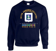 Load image into Gallery viewer, 367th Armored Infantry Battalion - Dui W Eur Svc X 300 Classic T Shirt, Crewneck Sweatshirt, Hoodie, Long Sleeve