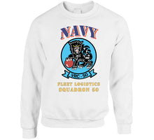Load image into Gallery viewer, Big Navy - Fleet Logistics Squadron 50 - Ssi X 300 Classic T Shirt, Crewneck Sweatshirt, Hoodie, Long Sleeve