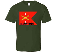 Load image into Gallery viewer, Union Army - Bravo Battery 1st Rhode Island Light Artillery With Guidon In Back Classic T Shirt, Crewneck Sweatshirt, Hoodie, Long Sleeve