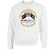 Load image into Gallery viewer, 4th Ranger Infantry Company - Airborne - Korea W Svc Ribbons X 300 Classic T Shirt, Crewneck Sweatshirt, Hoodie, Long Sleeve