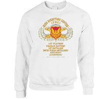 Load image into Gallery viewer, 39th Field Artillery Regiment, 1st Platoon, Fdc, Charlie Battery, 1st Battalion Airborne - V1 Gold X 300 Classic T Shirt, Crewneck Sweatshirt, Hoodie, Long Sleeve