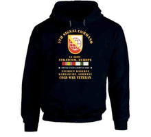 Load image into Gallery viewer, Army - 5th Signal Command - Ssi, Usa Stratcom, Eur, Karlsruhe, Germany W Cold Svc X 300 Classic T Shirt, Crewneck Sweatshirt, Hoodie, Long Sleeve