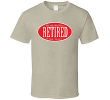 Load image into Gallery viewer, Retired - No Boss - No Job - Red - Black - White - Outline X 300 Classic T Shirt, Crewneck Sweatshirt, Hoodie, Long Sleeve