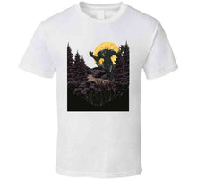 Load image into Gallery viewer, Wolfman Attacking Moon Forest - X 300 Classic T Shirt, Crewneck Sweatshirt, Hoodie, Long Sleeve