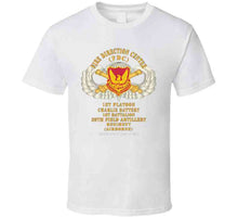 Load image into Gallery viewer, 39th Field Artillery Regiment, 1st Platoon, Fdc, Charlie Battery, 1st Battalion Airborne - V1 Gold X 300 Classic T Shirt, Crewneck Sweatshirt, Hoodie, Long Sleeve
