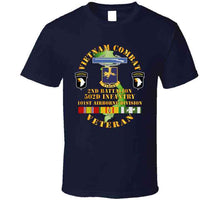 Load image into Gallery viewer, Army - Vietnam Combat Vet - 2nd Bn 502nd Infantry - 101st Airborne Div Ssi Classic T Shirt, Crewneck Sweatshirt, Hoodie, Long Sleeve