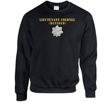 Load image into Gallery viewer, Army - Lieutenant Colonel - Retired X 300 Classic T Shirt, Crewneck Sweatshirt, Hoodie, Long Sleeve