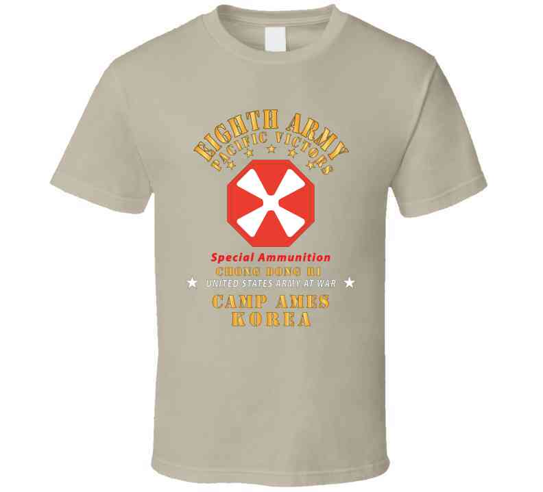 Eighth Army Camp Ames Special Ammunition Korea T-Shirt | MIP Brand
