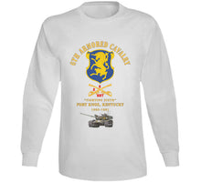 Load image into Gallery viewer, Army - 6th Acr W Cav Br Ft Knox Kentucky - 1980-1981 W M60 Green Camo - Red Txt X 300 Classic T Shirt, Crewneck Sweatshirt, Hoodie, Long Sleeve