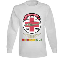 Load image into Gallery viewer, Army - 57th Medical Company - Original Dustoff - Aviator Badge - Vietnam W Vn Svc Classic T Shirt, Crewneck Sweatshirt, Hoodie, Long Sleeve