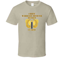 Load image into Gallery viewer, Army - Emblem - Warrant Officer 5 - Cw5 W Eagle - Us Army - Retired - Flat X 300 Classic T Shirt, Crewneck Sweatshirt, Hoodie, Long Sleeve