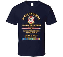 Load image into Gallery viewer, Army - 116th Infantry Regt - 1st Id - D Day W Follow Me W Svc Classic T Shirt, Crewneck Sweatshirt, Hoodie, Long Sleeve
