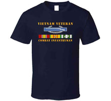 Load image into Gallery viewer, Army - Vietnam Veteran - Cbt Infantryman W Cib Vn Svc Classic T Shirt, Crewneck Sweatshirt, Hoodie, Long Sleeve