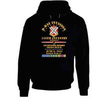 Load image into Gallery viewer, Army - 116th Infantry Regt - 1st Id - D Day W Follow Me W Svc Classic T Shirt, Crewneck Sweatshirt, Hoodie, Long Sleeve