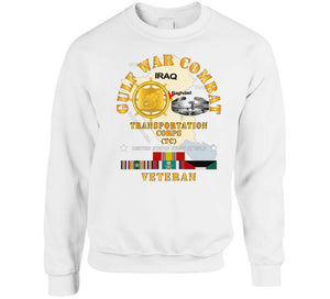Army - Gulf War Combat Vet  - Transportation Corps X 300 Classic T Shirt, Crewneck Sweatshirt, Hoodie, Long Sleeve