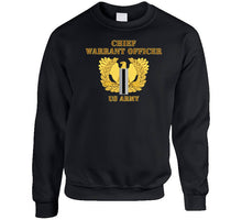 Load image into Gallery viewer, Army - Emblem - Warrant Officer 5 - Cw5 W Eagle - Us Army Classic T Shirt, Crewneck Sweatshirt, Hoodie, Long Sleeve