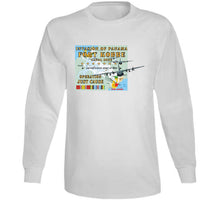 Load image into Gallery viewer, Invasion Of Panama - Just Cause - Fort Kobbe - Cz W Svc Ribbons W Map W C-130s X 300 Classic T Shirt, Crewneck Sweatshirt, Hoodie, Long Sleeve