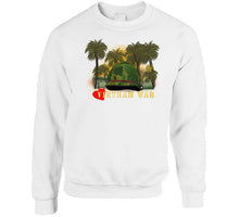 Load image into Gallery viewer, Vietnam Era Helmet Cover - Me Love You Long Time Gi W Jungle - Fire W Txt X 300 (1) Classic T Shirt, Crewneck Sweatshirt, Hoodie, Long Sleeve