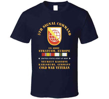 Load image into Gallery viewer, Army - 5th Signal Command - Ssi, Usa Stratcom, Eur, Karlsruhe, Germany W Cold Svc X 300 Classic T Shirt, Crewneck Sweatshirt, Hoodie, Long Sleeve
