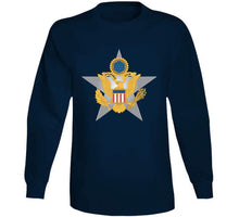 Load image into Gallery viewer, Branch Insignia - Officer - General Staff - White Gradient X 300 Classic T Shirt, Crewneck Sweatshirt, Hoodie, Long Sleeve