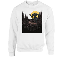Load image into Gallery viewer, Wolfman Attacking Moon Forest - X 300 Classic T Shirt, Crewneck Sweatshirt, Hoodie, Long Sleeve