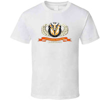 Load image into Gallery viewer, Army - 112th Signal Battalion W Airborne Badge - Dui - Ribbon X 300 Classic T Shirt, Crewneck Sweatshirt, Hoodie, Long Sleeve