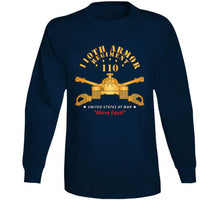 Load image into Gallery viewer, 110th Armor Regiment - Above Equal X 300 Classic T Shirt, Crewneck Sweatshirt, Hoodie, Long Sleeve