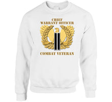 Load image into Gallery viewer, Emblem - Warrant Officer - Cw6 - Combat Veteran X 300 T Shirt